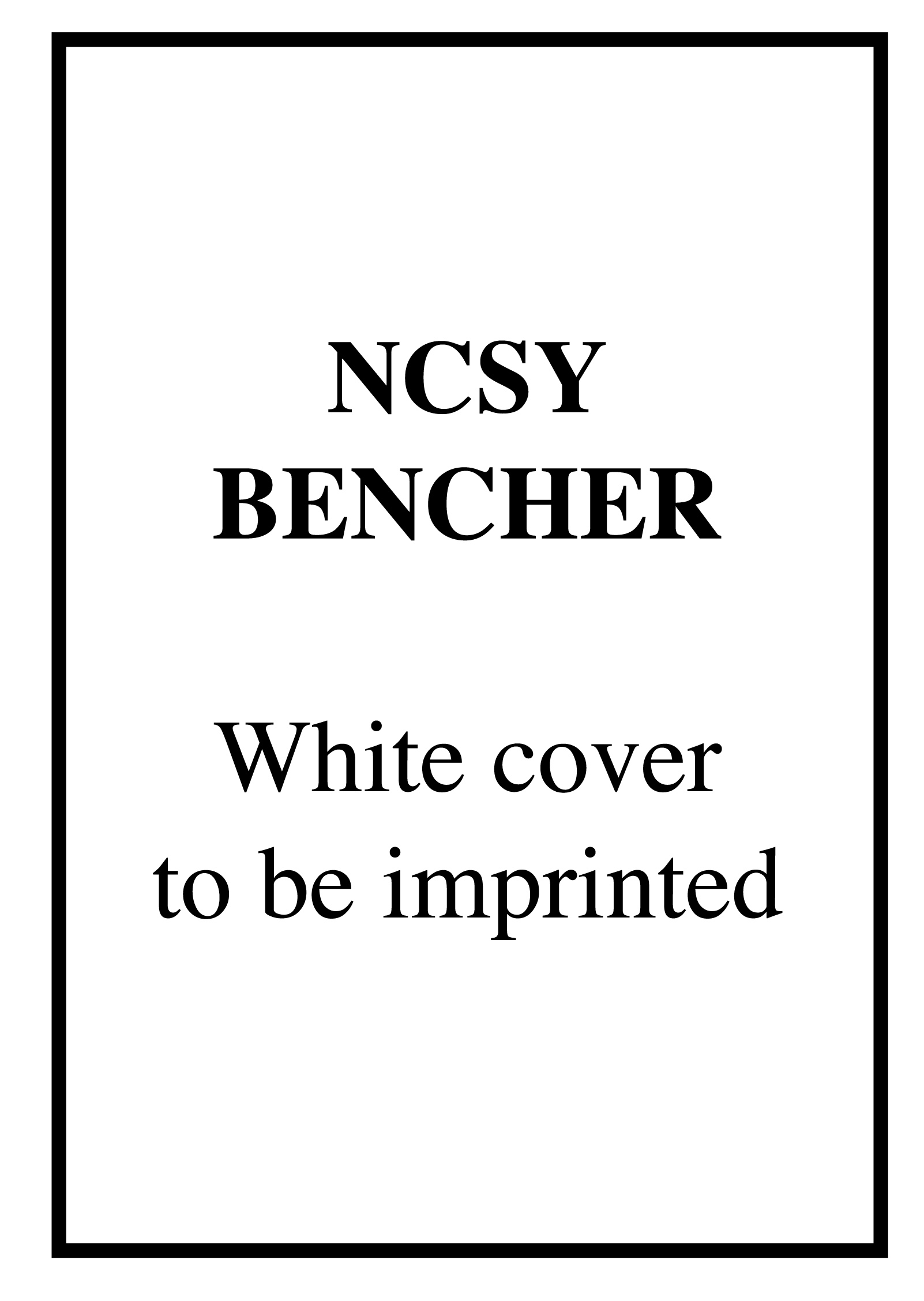 NCSY Benchar