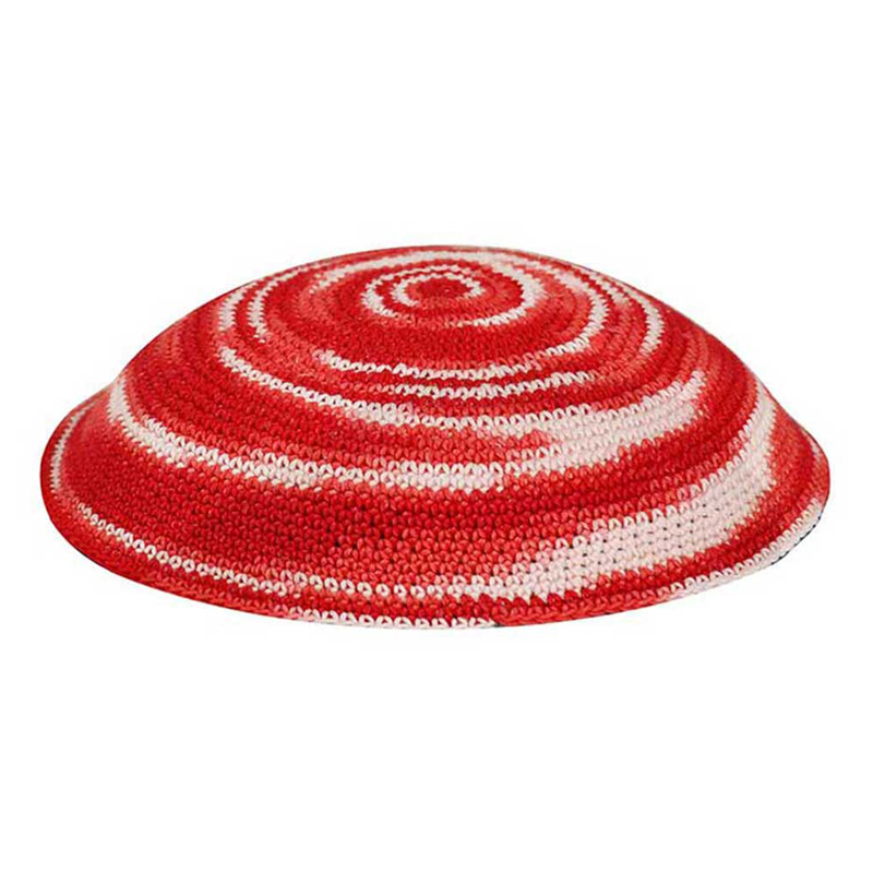 Red Swirls Knit